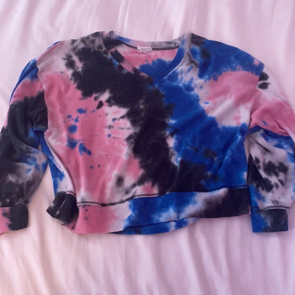 multicolored soft girls sweater